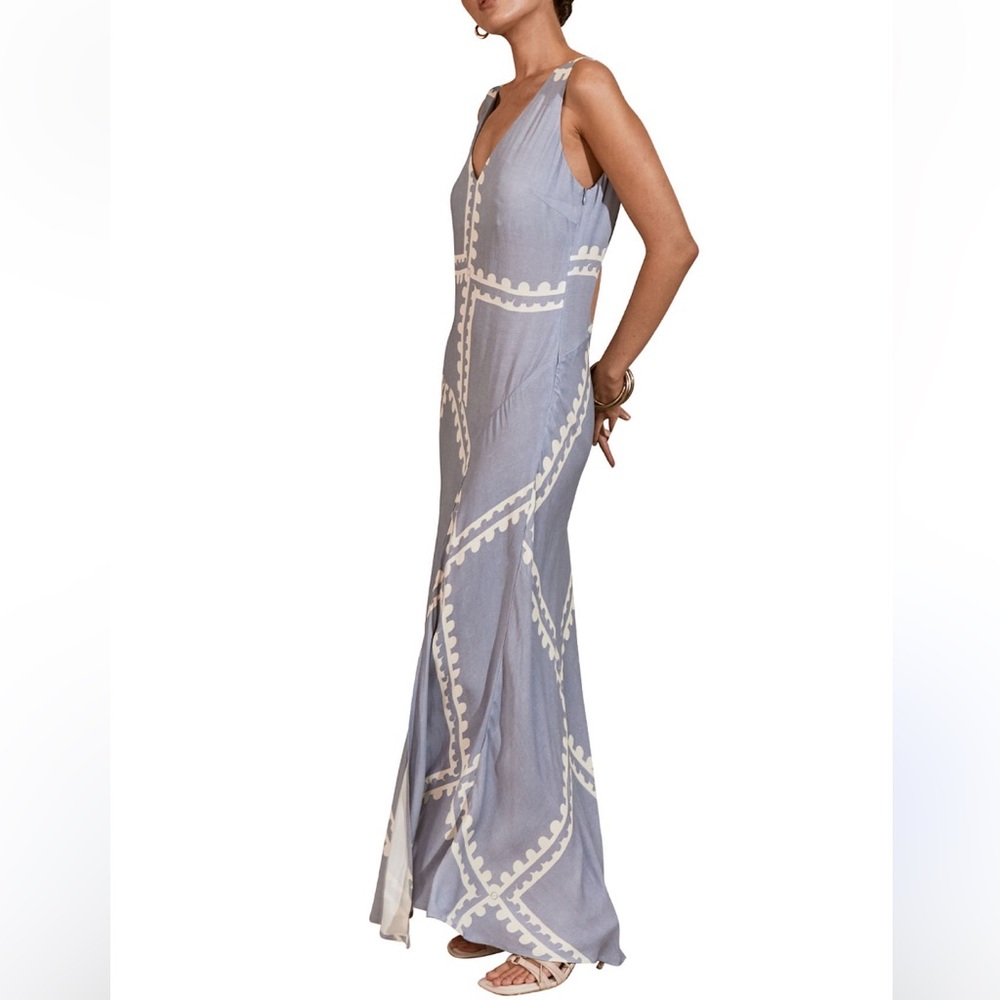 New MON RENN SERAPE MIDI DRESS - Picture 16 of 16